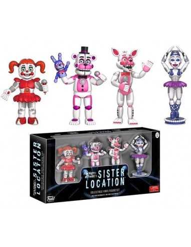 Pack de 4 figuras Five Nights at Freddy's Sister Location