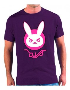 Camiseta Overwatch D.VA logo