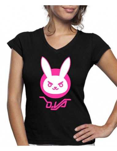 Camiseta Overwatch de mujer D,VA