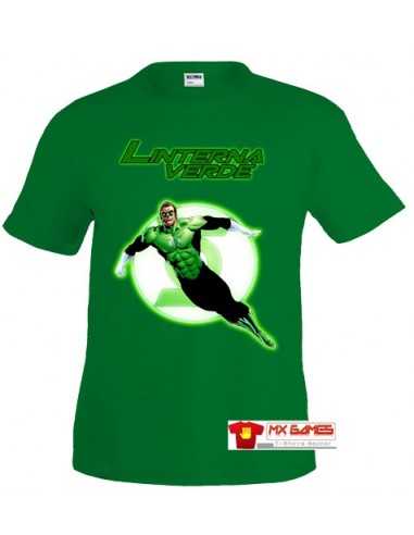 Camiseta Linterna verde (Fly) Verde manga corta
