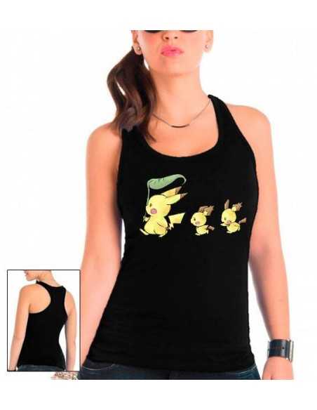 Camiseta tirantes de mujer Pokémon Pika Pikachu
