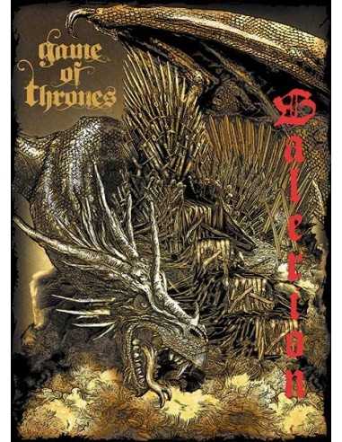 Camiseta de mujer Juego de Tronos Balerion y Trono