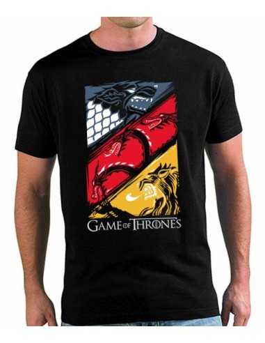 Camiseta Juego de Tronos Stark - Targaryen - Lannister