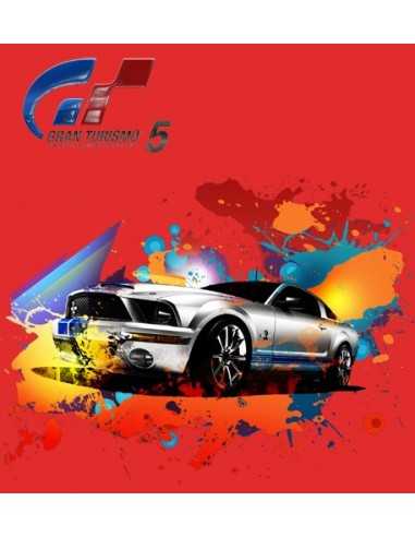 Camiseta Gran Turismo 5 Ford Mustang Roja