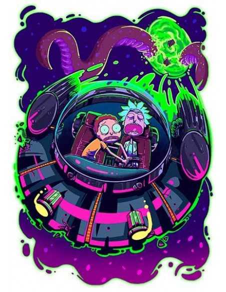 Camiseta Rick y Morty dejame conducir de hombre