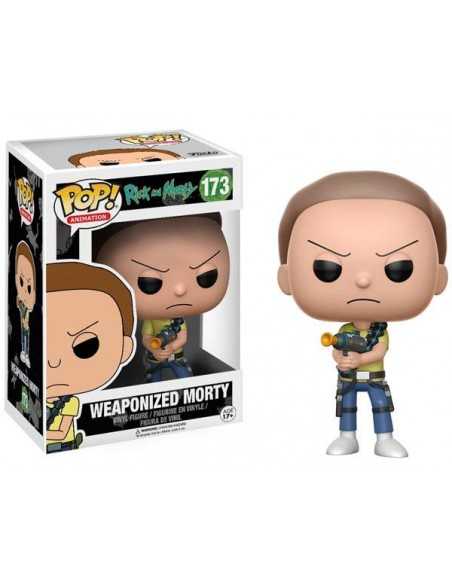 Funko Pop Morty con pistola vaporizadora
