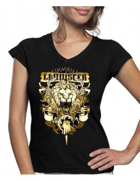 Camiseta de mujer Juego de Tronos león lannister