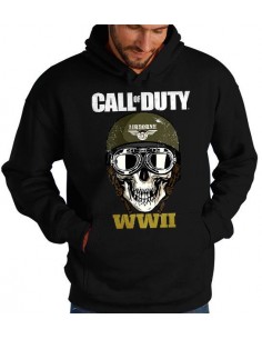 Sudadera Capucha Call of Duty WWII Arborne Skull