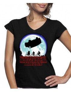 Camiseta Stranger Things de mujer diseño Luna