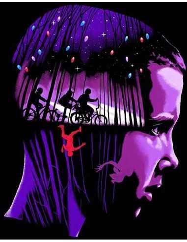 Sudadera Stranger Things Once Fluor