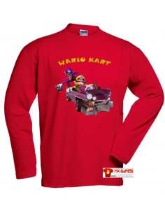 Camiseta Wario Kart Roja ML