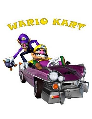 Camiseta Wario Kart Roja ML