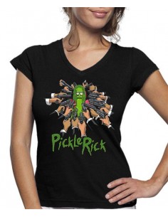 Camiseta de mujer Rick y Morty Acorralado