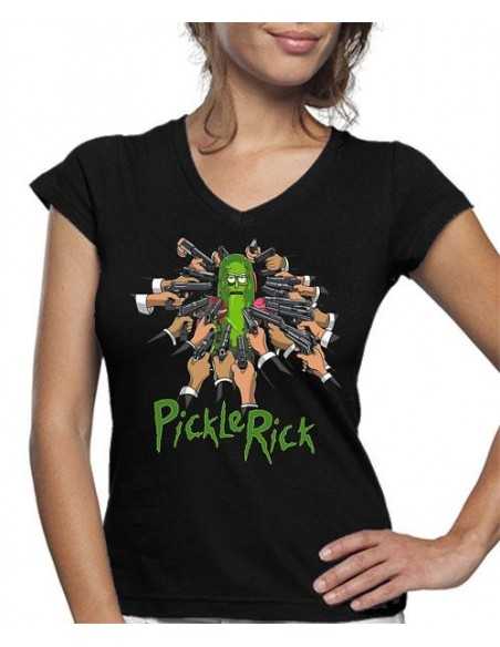 Camiseta de mujer Rick y Morty Acorralado