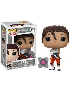 Funko Pop Chell con cubo Portal 2