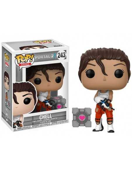 Funko Pop Chell con cubo Portal 2