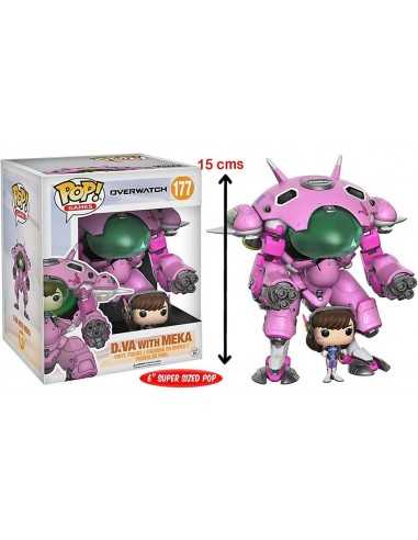 Funko Pop D.VA con Meca Overwatch de 15 cms
