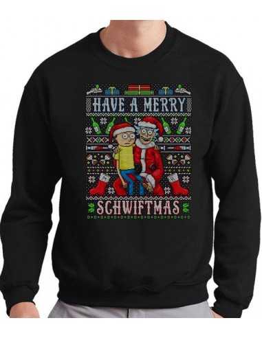 Sudadera Rick y Morty Navidad