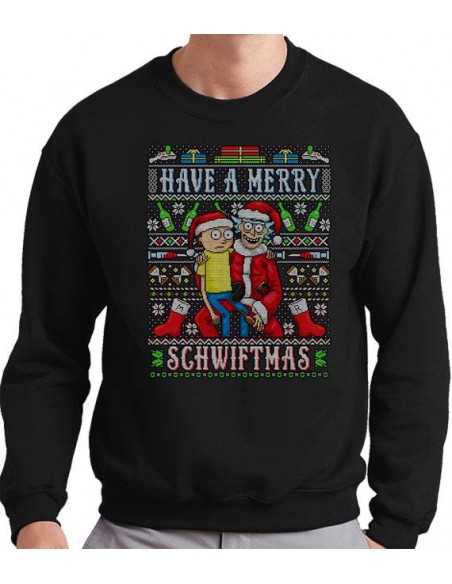 Sudadera Rick y Morty Navidad