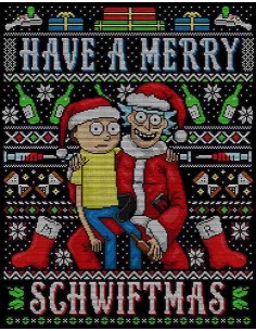 Sudadera Rick y Morty Navidad 2