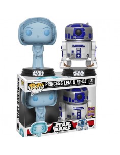Funko Pop Star Wars Leia y R2-D2 exclusivos SDCC2017