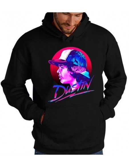 Sudadera Stranger Things Dustin Neón Sudadera Stranger Things Dustin Neón