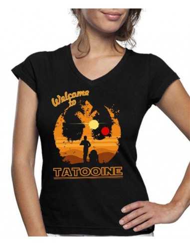 Camiseta Star Wars de mujer Wellcome to Tatooine