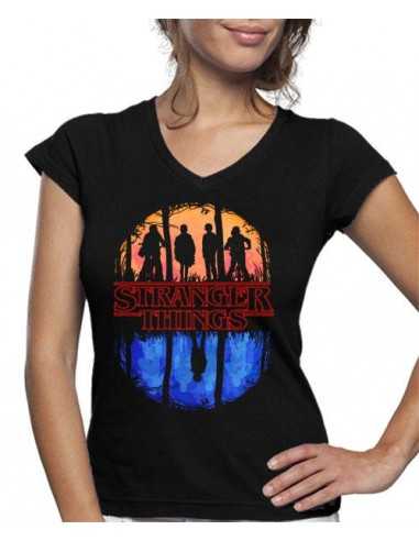 Camiseta Stranger Things Del Revés para mujer