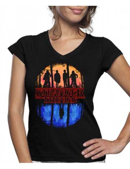 Camiseta Stranger Things Del Revés para mujer