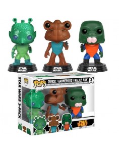 Funko Pop Star Wars exclusivo Pack de 3 cantina