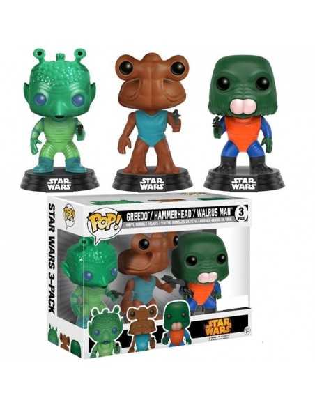 Funko Pop Star Wars exclusivo Pack de 3 cantina