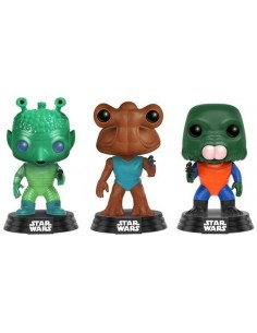 Funko Pop Star Wars exclusivo Pack de 3 cantina 2