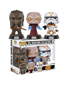 Funko Pop Star Wars Pack de 3 exclusivo Walmart