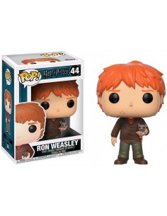 Funko Pop Ron Weasley y su mascota scabbers
