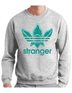 Sudadera Stranger Things estilo Adidas Logo Azul 2
