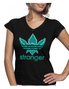 Camiseta Stranger Things de mujer estilo Adidas Azul