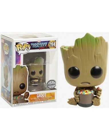 Funko Pop Groot comiendo caramelos exclusive edition