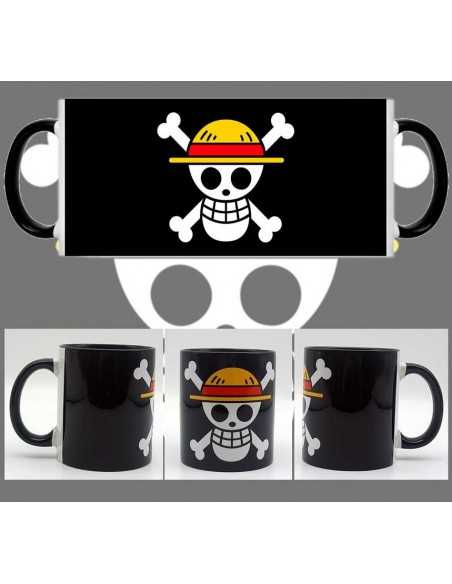 Taza One Piece bandera Luffy
