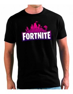 Camiseta Fortnite Battle Royale Purple Art 2