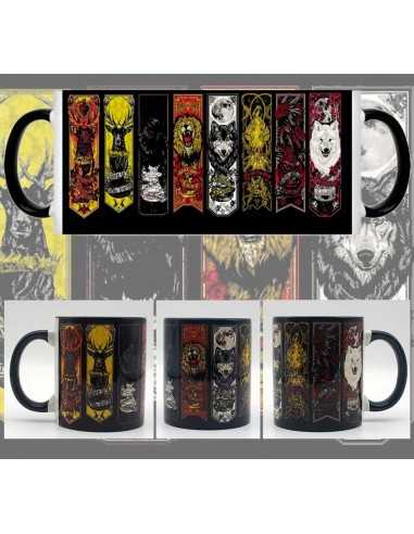 Taza Juego de Tronos Casa Stark
