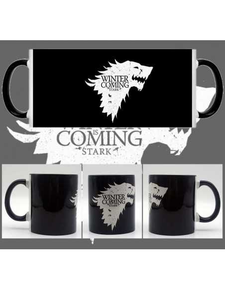 Taza Juego de Tronos Casa Stark
